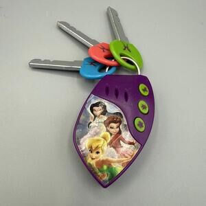 Disney Fairies TinkerBell The Lost Treasure Car Alarm Key Set 2010 Pixie Magic